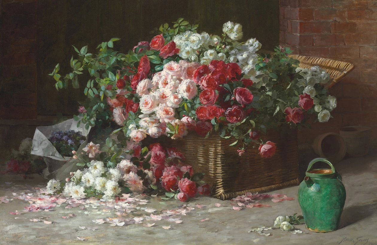 Abbott Fuller Graves-4-Cesto di rose